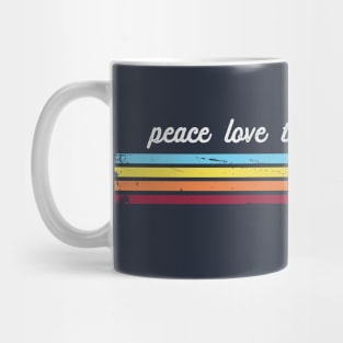 Peace Love Thanksgiving Mug